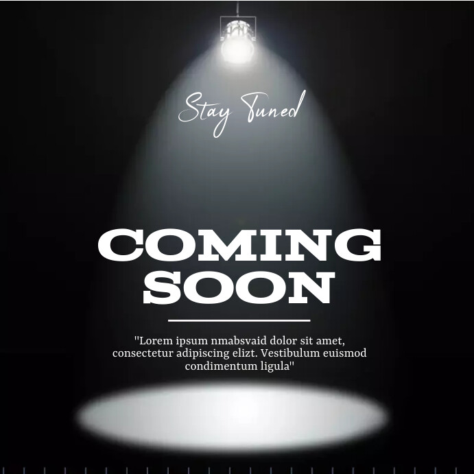 Coming Soon Instagram Post Template | PosterMyWall Coming Soon Instagram Post Template | PosterMyWall