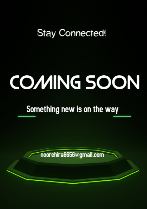 Coming Soon Note Coming soon notice Template | PosterMyWall