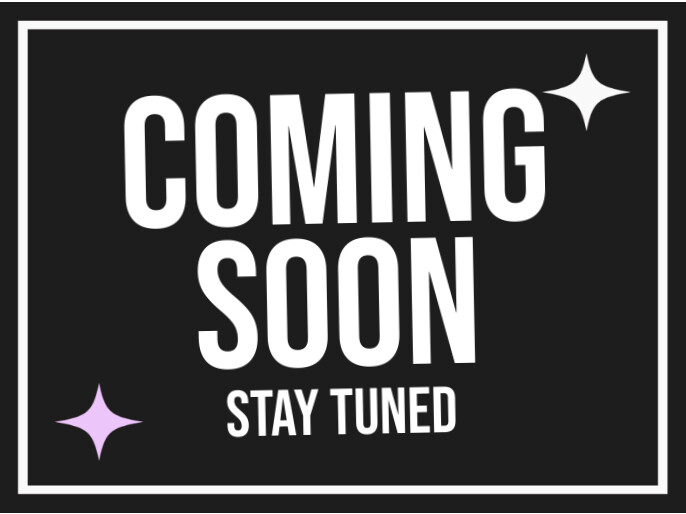 Coming soon stay tuned Apresentação template