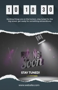 coming soon TABLOID template