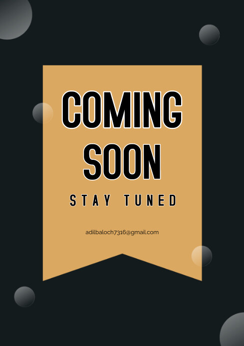 Opening Soon Templete Coming soon template | PosterMyWall