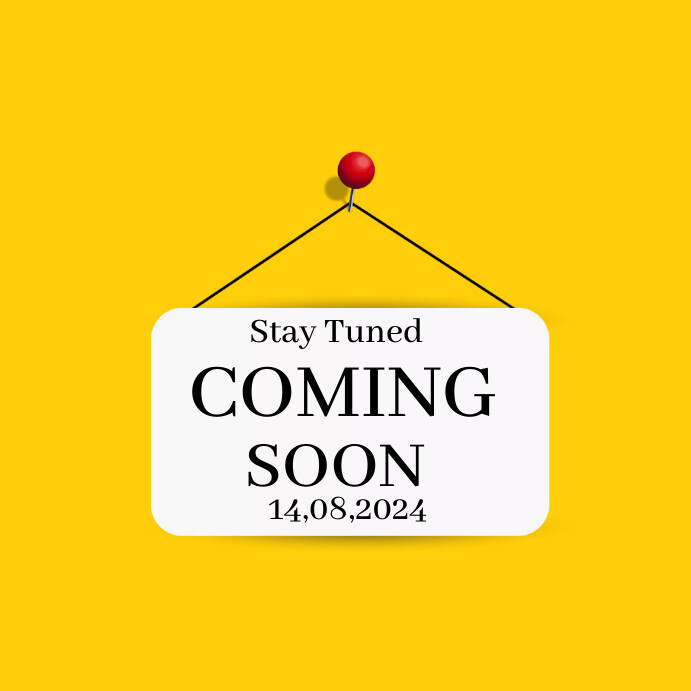 Coming soon template | PosterMyWall
