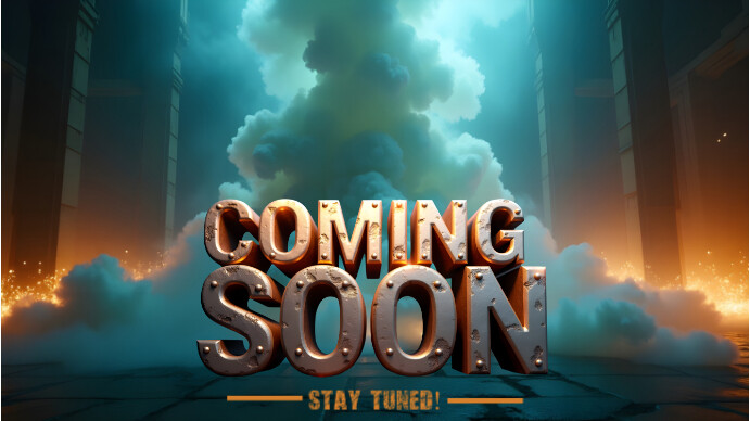 Coming Soon Template 数字显示屏 (16:9)