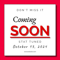 Update Coming Soon Sample Coming soon templates | PosterMyWall