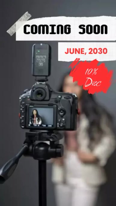 Video Soon coming soon video Template | PosterMyWall
