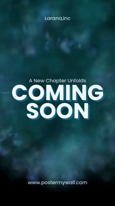 Coming Soon Video Template PosterMyWall