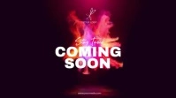 coming soon video Digital Display (16:9) template