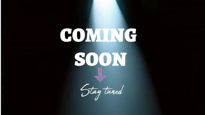 Coming Soon Message Videotutorial Coming soon video Templat | PosterMyWall