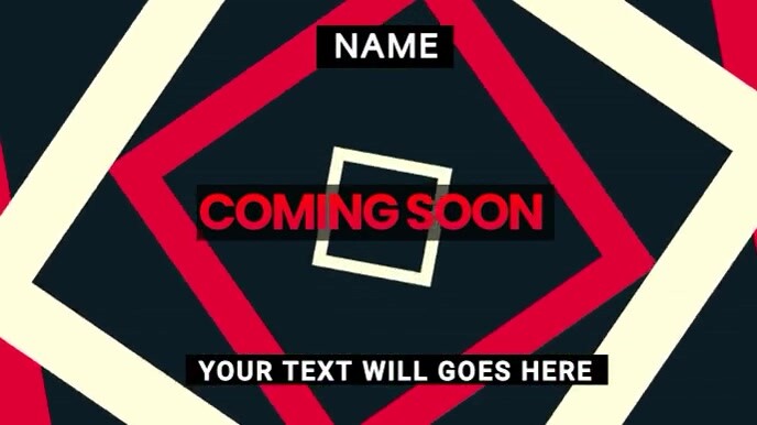 Coming Soon Video Template PosterMyWall