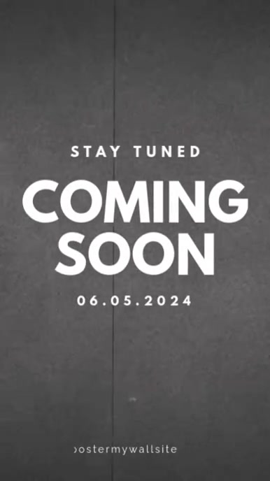 Coming Soon Message Videotutorial coming soon video Template | PosterMyWall