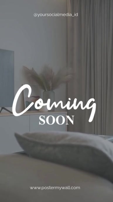Coming Soon Message Videotutorial coming soon video Template | PosterMyWall