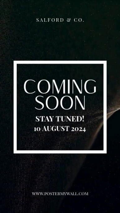Coming Soon Message Videotutorial coming soon video Template | PosterMyWall