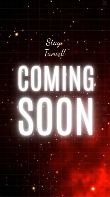 Coming soon video display Reel Instagram template