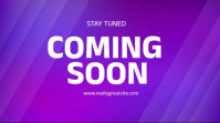coming soon video mobile video template Display digitale (16:9)