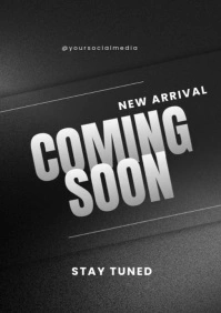 Coming Soon Video template A4