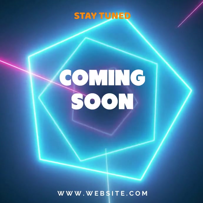 Coming Soon Message Videotutorial COMING SOON VIDEO TEMPLATE | PosterMyWall