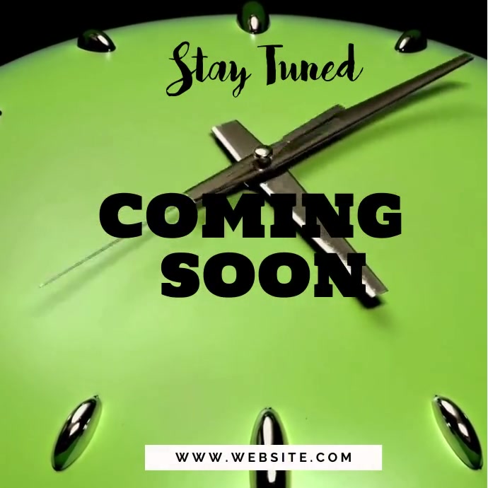 Coming Soon Message Videotutorial COMING SOON VIDEO TEMPLATE | PosterMyWall