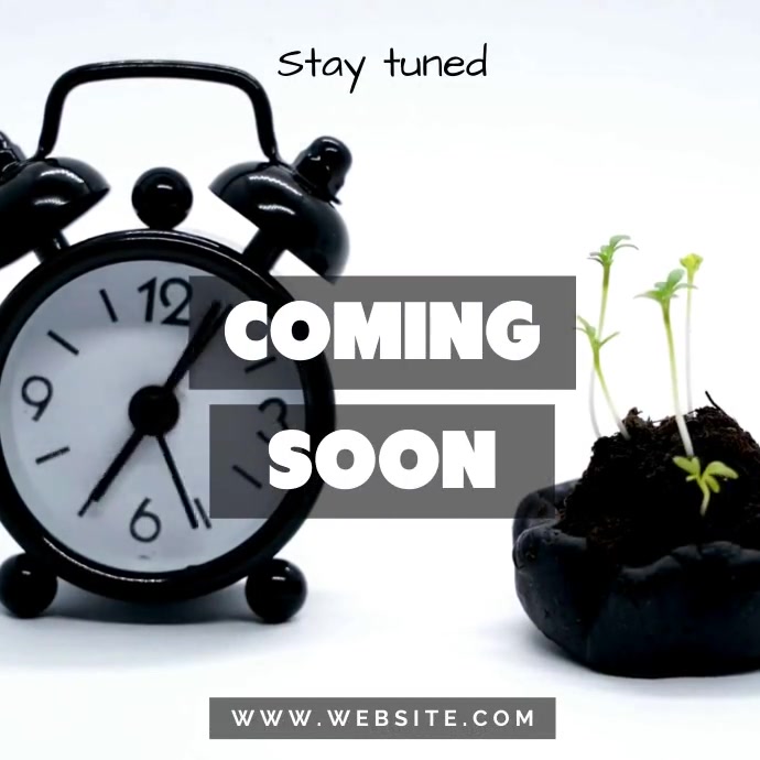 Coming Soon Message Videotutorial COMING SOON VIDEO TEMPLATE | PosterMyWall