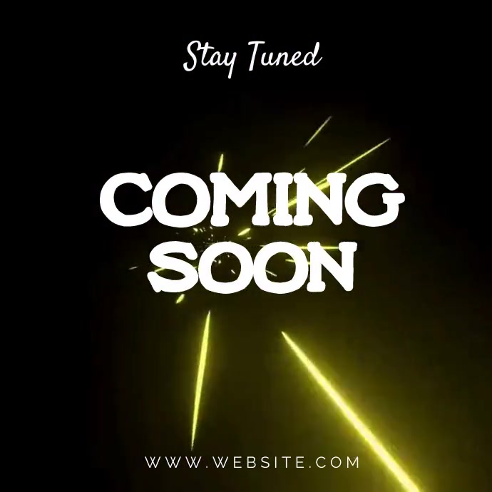Coming Soon Message Videotutorial COMING SOON VIDEO TEMPLATE | PosterMyWall