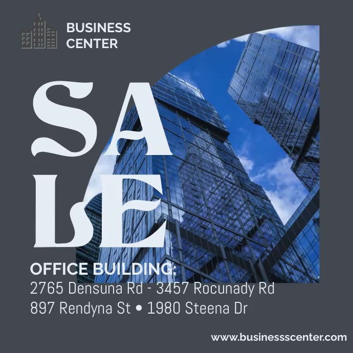 Commercial Properties for Sale Template PosterMyWall