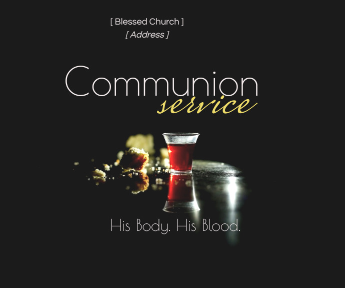 Copy of Communion | PosterMyWall