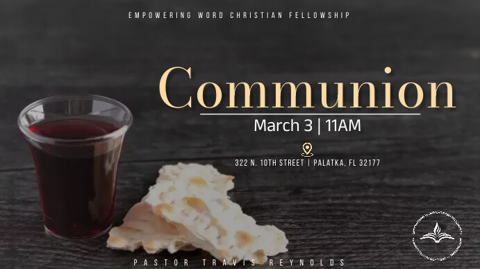 Communion Template | PosterMyWall