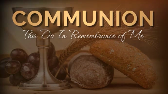Communion Service Template | PosterMyWall