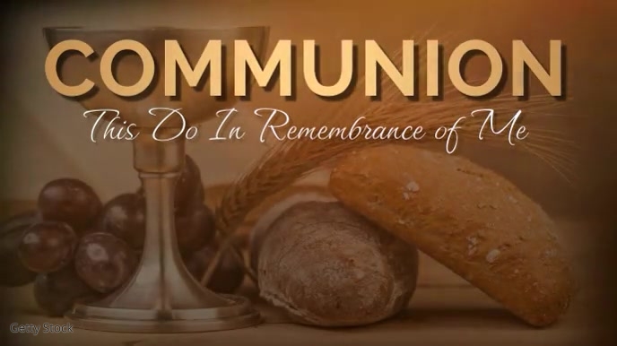 Communion Motion Graphic Template | PosterMyWall