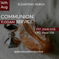 communion service Template | PosterMyWall