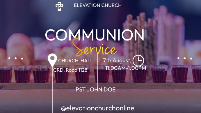 Copy of COMMUNION SERVICE (7) | PosterMyWall