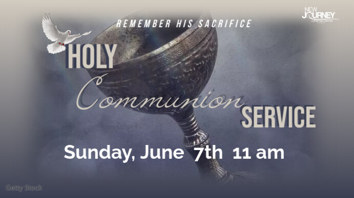 Copy of Communion Service | PosterMyWall
