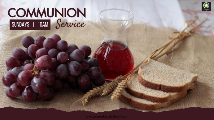 Copy of Communion Service | PosterMyWall