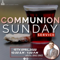 holy communion service Template | PosterMyWall