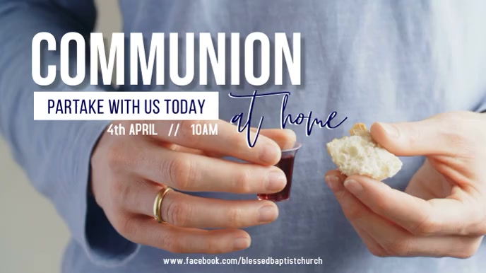 Copy of Communion Service | PosterMyWall