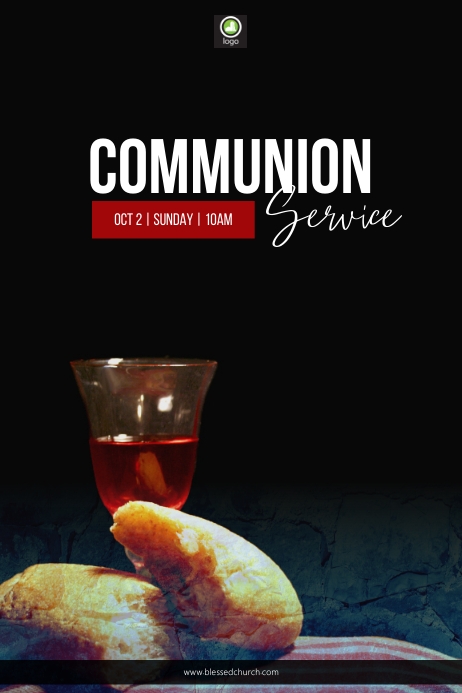 communion service Template | PosterMyWall