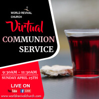 Holy Communion Service Template | PosterMyWall