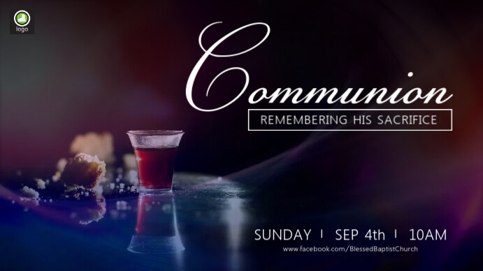 Copy of Communion Service | PosterMyWall