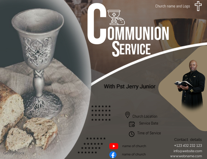 Communion Service Template | PosterMyWall