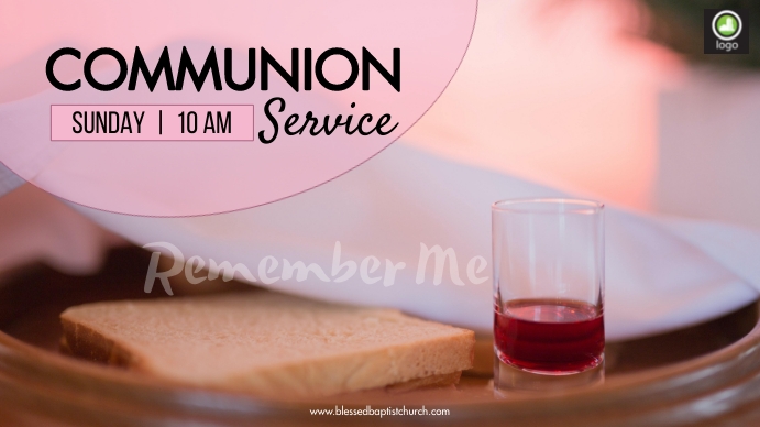 Communion Service Template | PosterMyWall