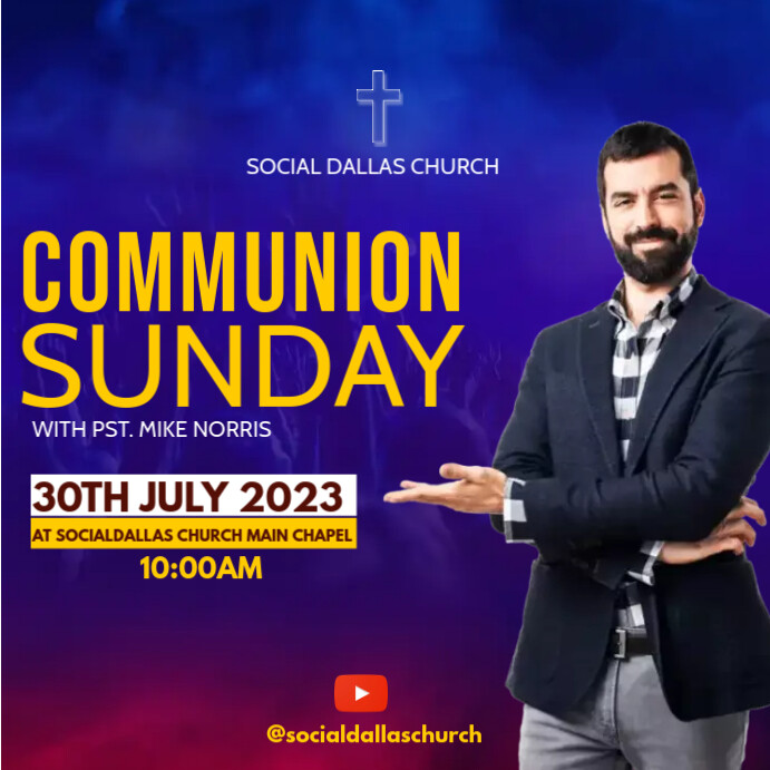 communion service Template | PosterMyWall