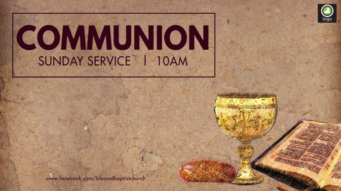 Copy of Communion Service | PosterMyWall