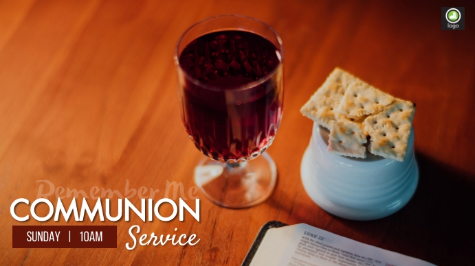 Communion Service Template | PosterMyWall