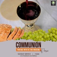 Communion Service Template | PosterMyWall
