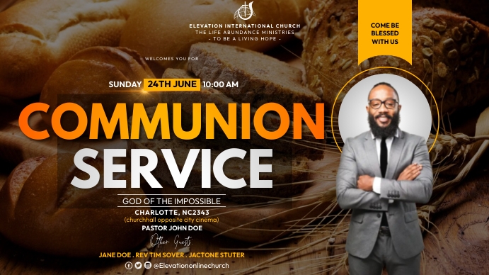 Communion service Isethulo (16:9) template