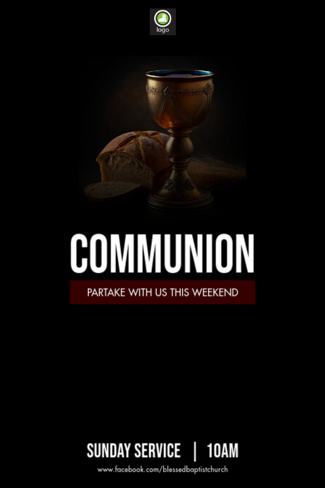 Communion Service Template | PosterMyWall
