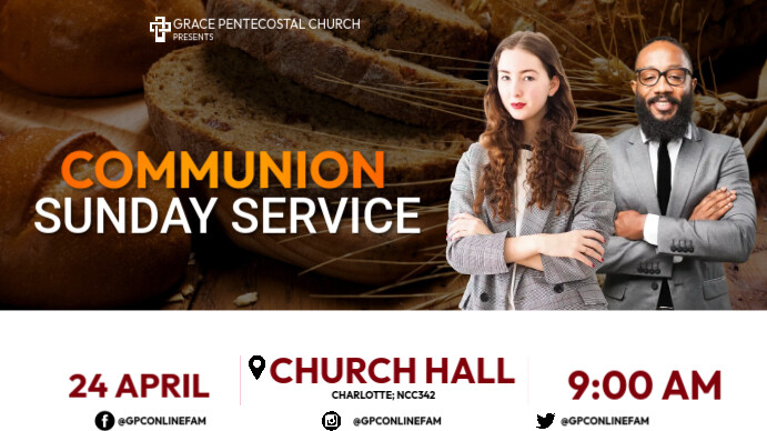 communion service Template | PosterMyWall