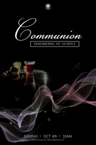 Communion Service Template | PosterMyWall