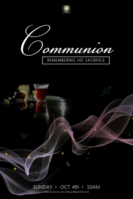 Plantilla de Communion Service | PosterMyWall
