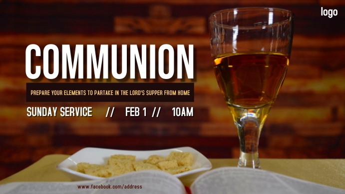 Communion Service Template | PosterMyWall