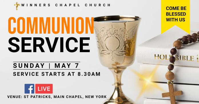 communion service Template | PosterMyWall